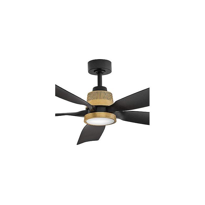 Image 2 64" Hinkley Bodin Heritage Brass Black LED Smart Ceiling Fan more views