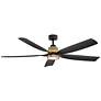 2_64" Hinkley Bodin Heritage Brass Black LED Smart Ceiling Fan more views