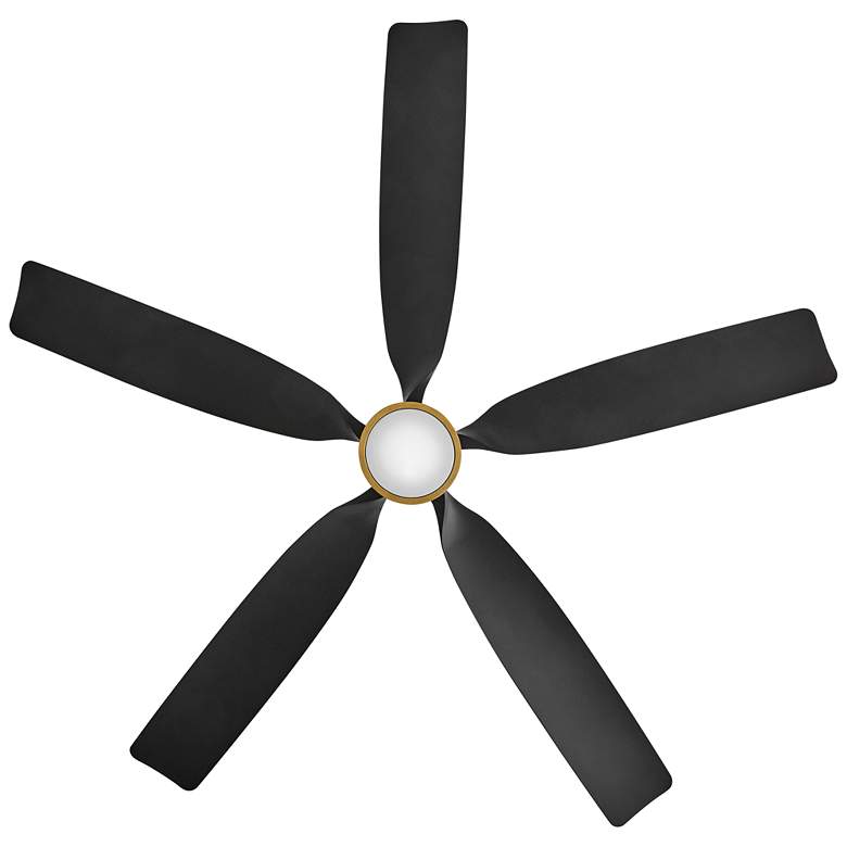 Image 5 64" Hinkley Bodin Heritage Brass Black LED Smart Ceiling Fan more views