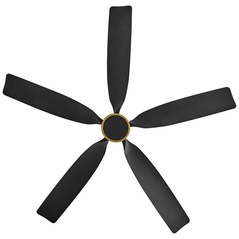 Image 6 64" Hinkley Bodin Heritage Brass Black LED Smart Ceiling Fan more views