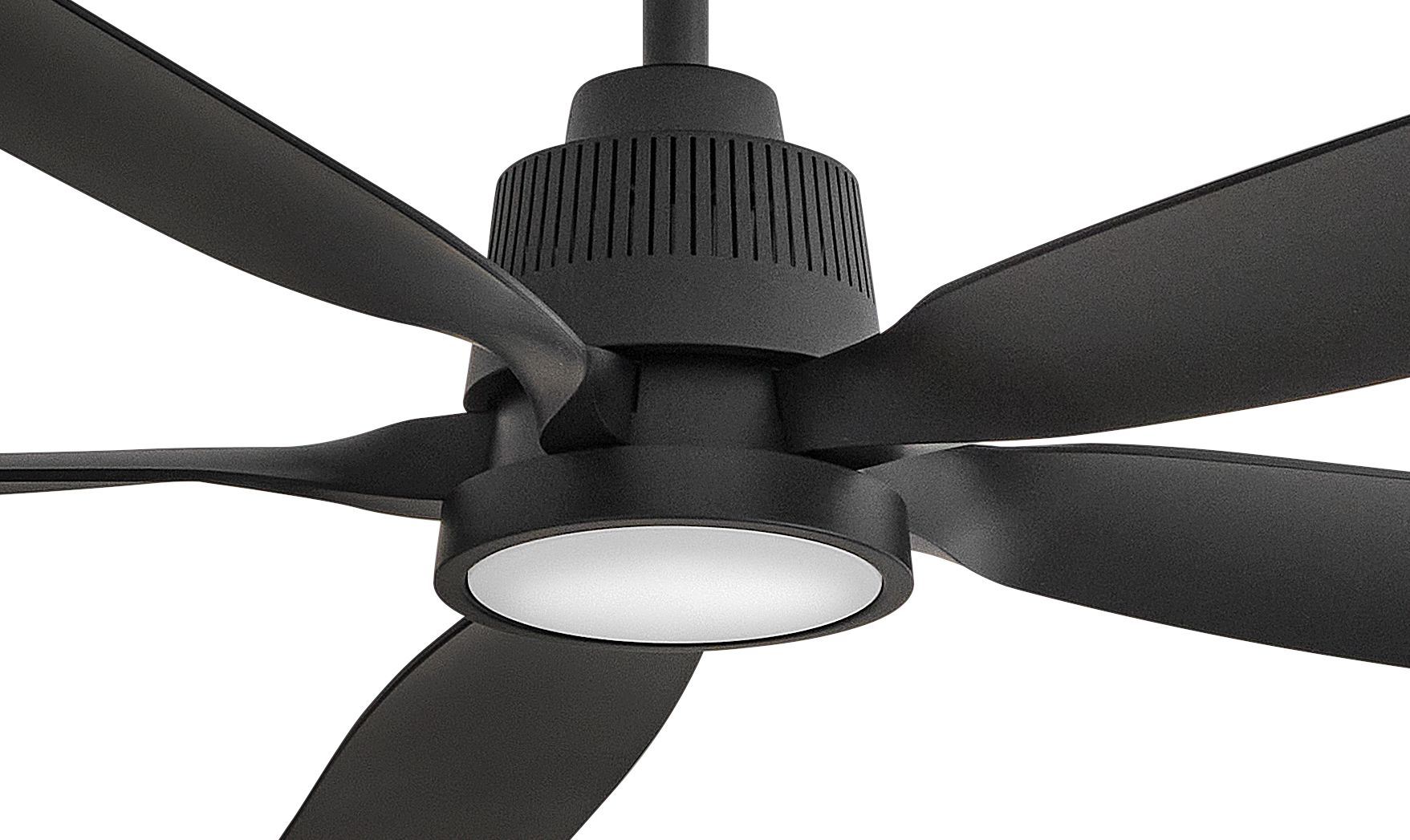 64" Hinkley Bodin Matte Black LED Smart Ceiling Fan