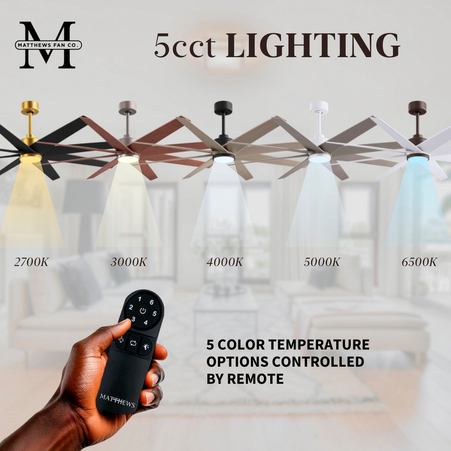 64" Matthews Ariella Brushed Nickel and Gray Ash Tone LED Ceiling Fan