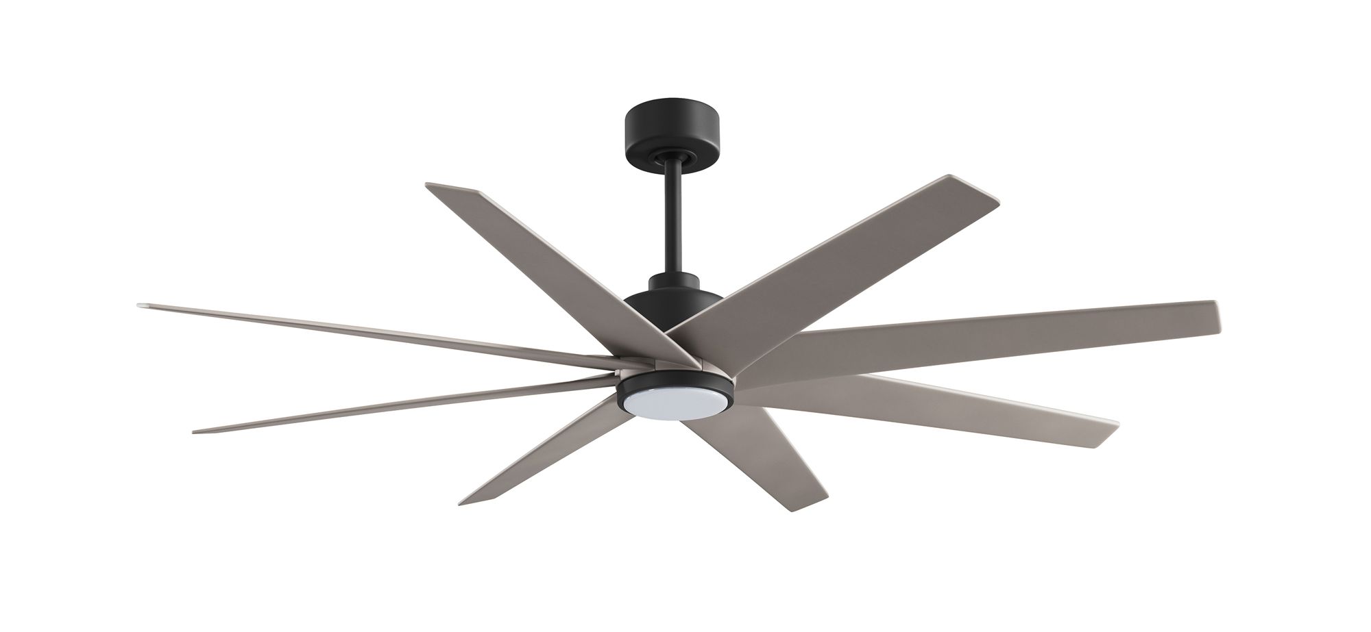 Image 2 64" Matthews Ariella Matte Black and Brushed Nickel LED Ceiling Fan more views