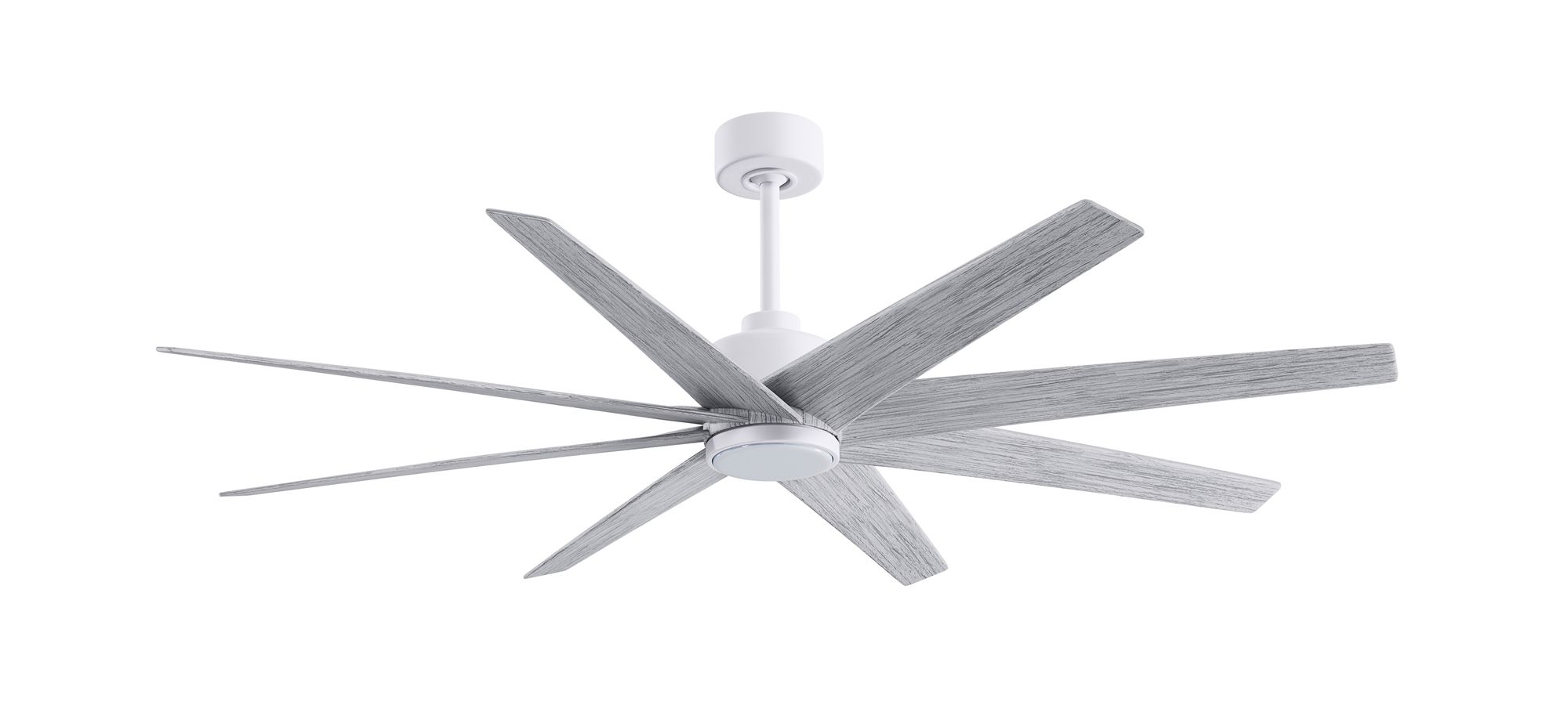 Image 2 64" Matthews Ariella Matte White and Barn Wood LED Ceiling Fan more views