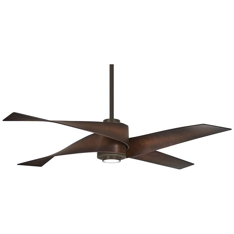 Image 2 64 inch Minka Aire Artemis IV Bronze DC Modern Ceiling Fan with Remote