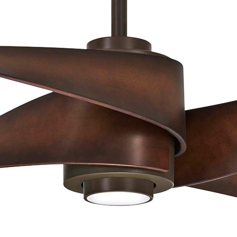 Image 3 64" Minka Aire Artemis IV Bronze DC Modern Ceiling Fan with Remote more views