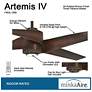 6_64" Minka Aire Artemis IV Bronze DC Modern Ceiling Fan with Remote more views