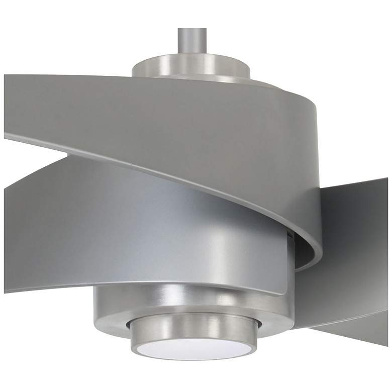 Image 3 64" Minka Aire Artemis IV Brushed Nickel DC Ceiling Fan with Remote more views