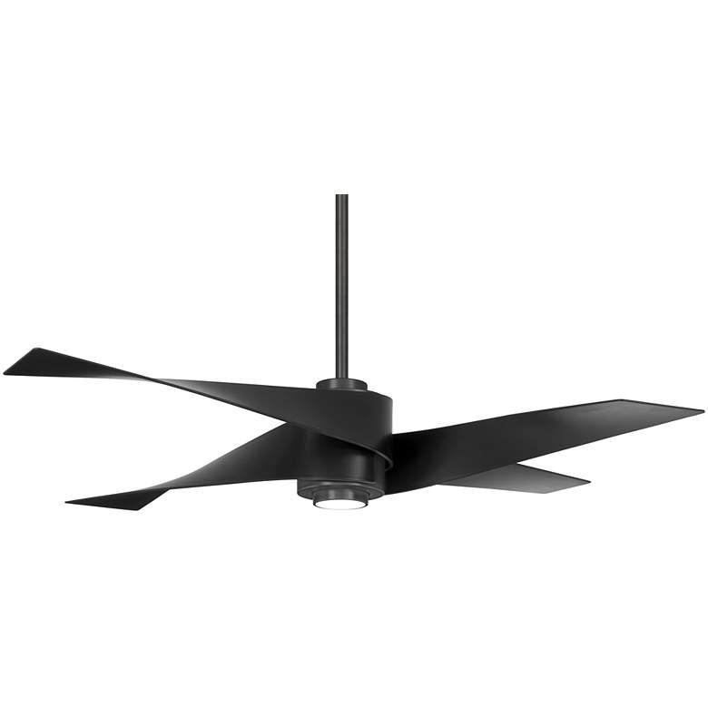 Image 2 64 inch Minka Aire Artemis IV Gun Metal DC Ceiling Fan with Remote