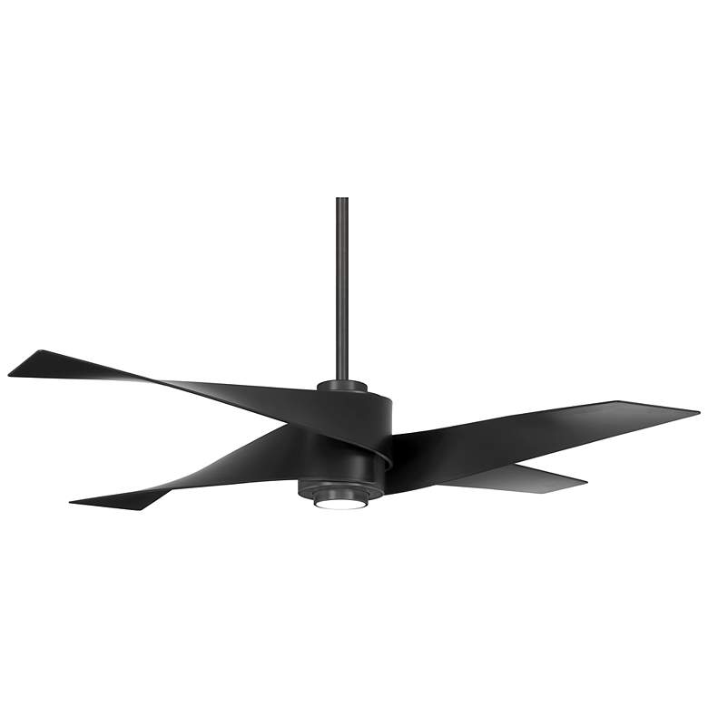 Image 2 64 inch Minka Aire Artemis IV Gun Metal DC Ceiling Fan with Remote