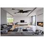 64" Minka Aire Artemis IV Soft Brass DC Modern Ceiling Fan with Remote