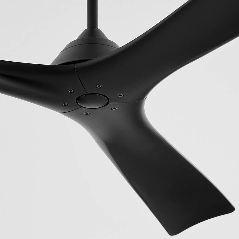 Image 4 64" Oxygen Mecca Black Damp Rated Smart Ceiling Fan more views