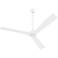 64" Oxygen Mecca White Damp Rated Smart Ceiling Fan