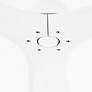 3_64" Oxygen Mecca White Damp Rated Smart Ceiling Fan more views