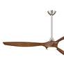 3_64" Pierce Brushed Nickel LED Ceiling Fan with Koa Blades more views
