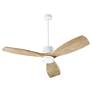 3_64" Quorum Lurus Studio White and Weathered Gray Ceiling Fan more views