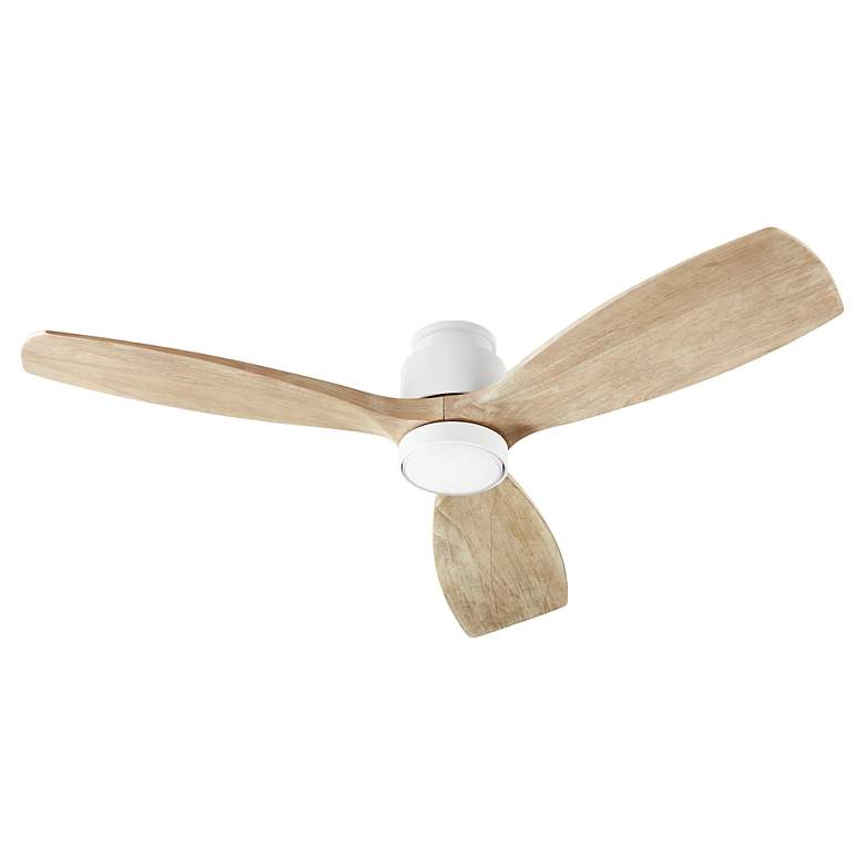 Image 4 64" Quorum Lurus Studio White and Weathered Gray Ceiling Fan more views