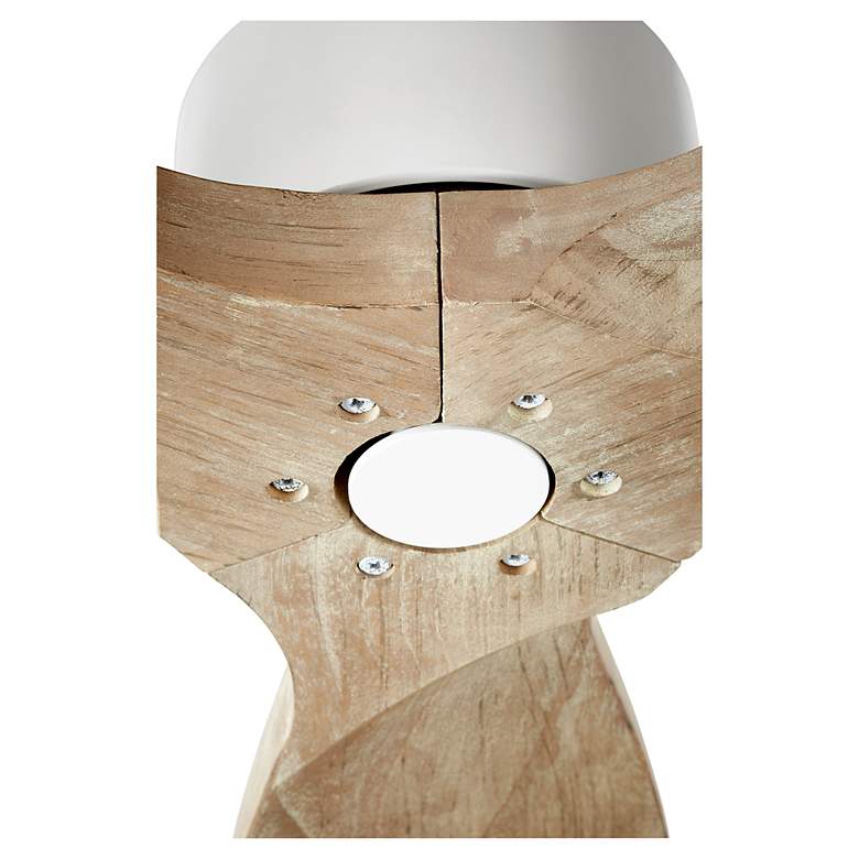 Image 5 64" Quorum Lurus Studio White and Weathered Gray Ceiling Fan more views