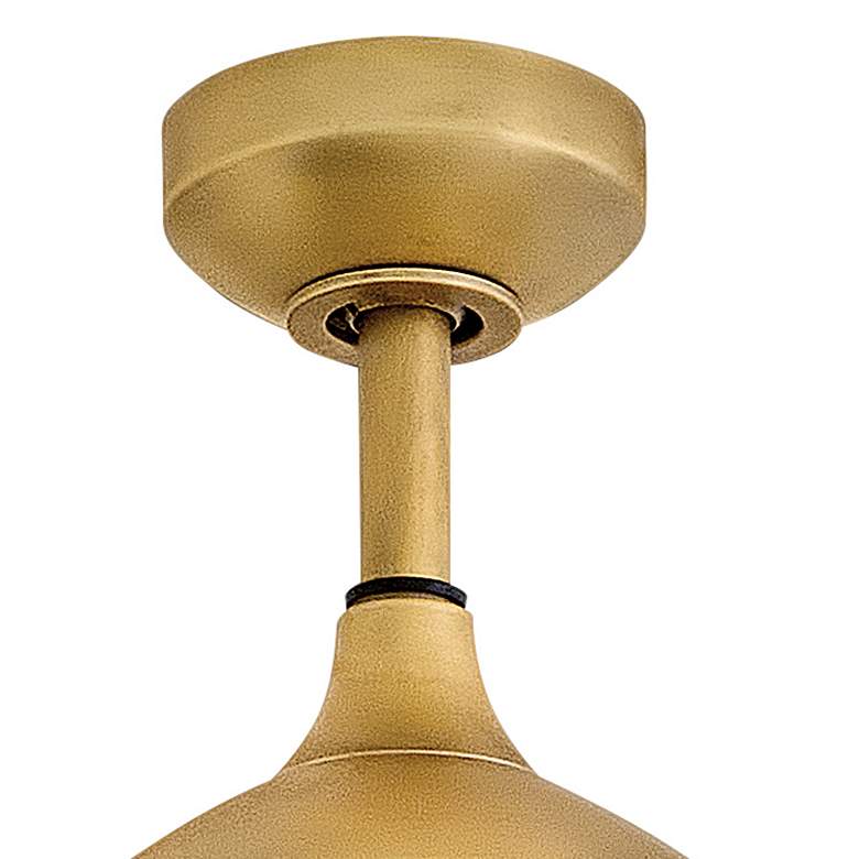 Image 2 64" Talan Heritage Brass and Black LED Smart Ceiling Fan more views