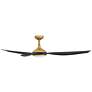 4_64" Talan Heritage Brass and Black LED Smart Ceiling Fan more views
