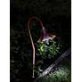 Spun Copper Bell Low Voltage Landscape Light in scene