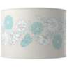 Color Plus Double Gourd 29 1/2&quot; Rose Bouquet Cay Blue Table Lamp
