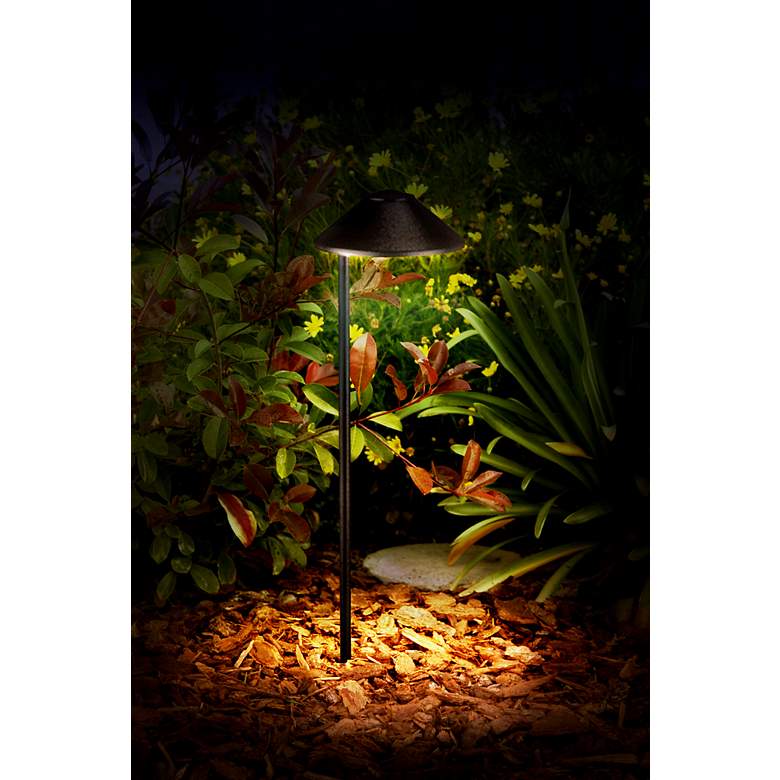 Image 1 Black Finish Outdoor Landscape Path Light in scene