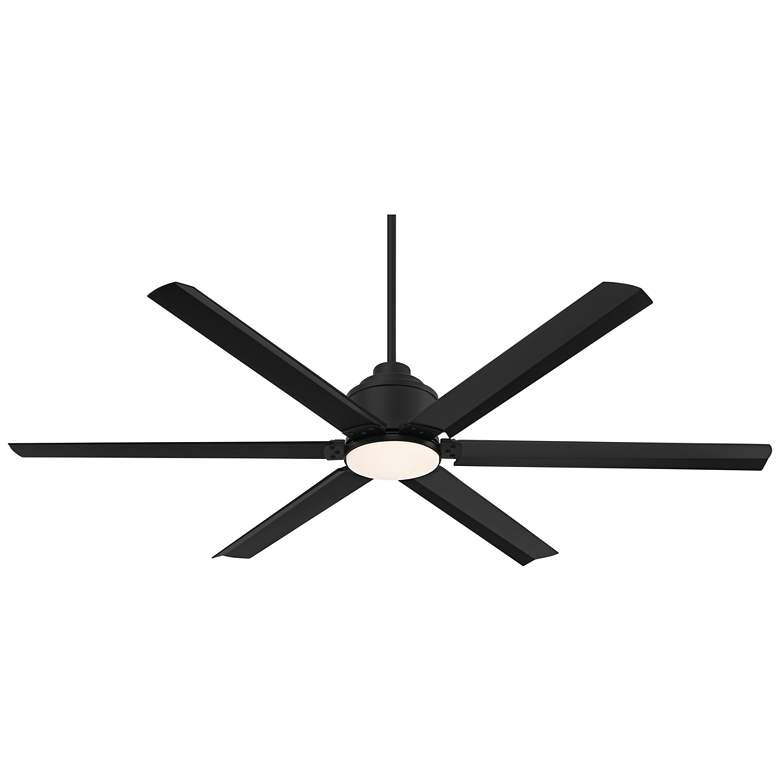 Image 7 65" Casa Vieja Ultra Breeze Black Wet LED Ceiling Fan with Remote more views