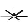 7_65" Casa Vieja Ultra Breeze Black Wet LED Ceiling Fan with Remote more views
