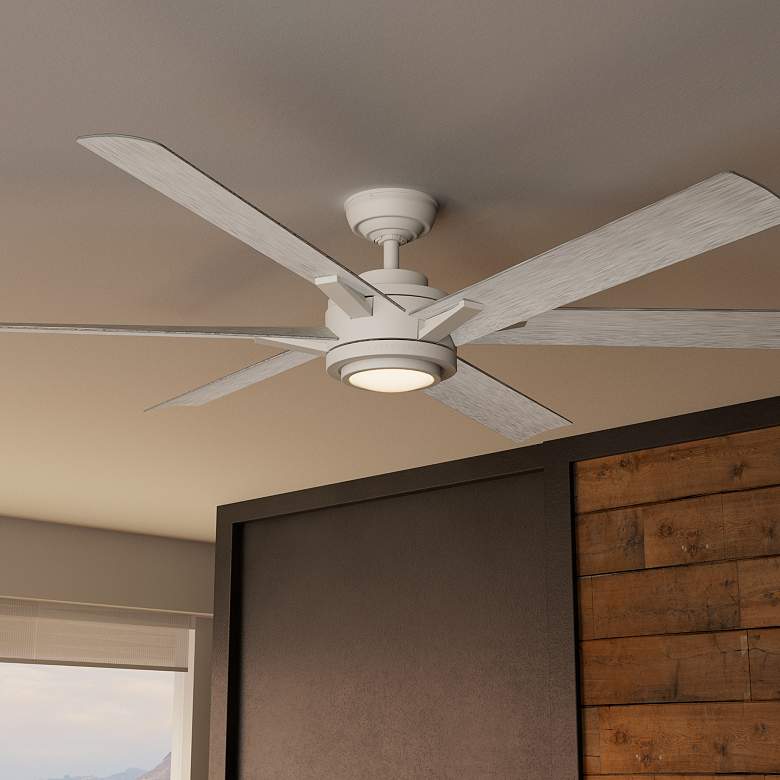 Image 1 65" Casablanca Melia Fresh White LED Ceiling Fan