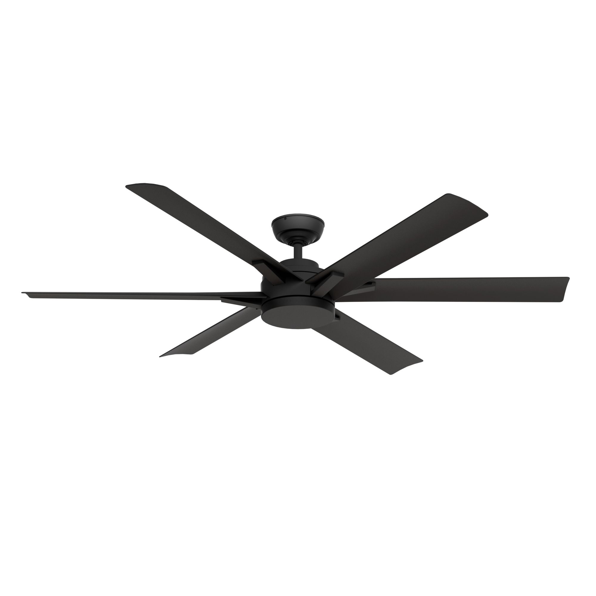 65" Casablanca Melia Matte Black LED Ceiling Fan