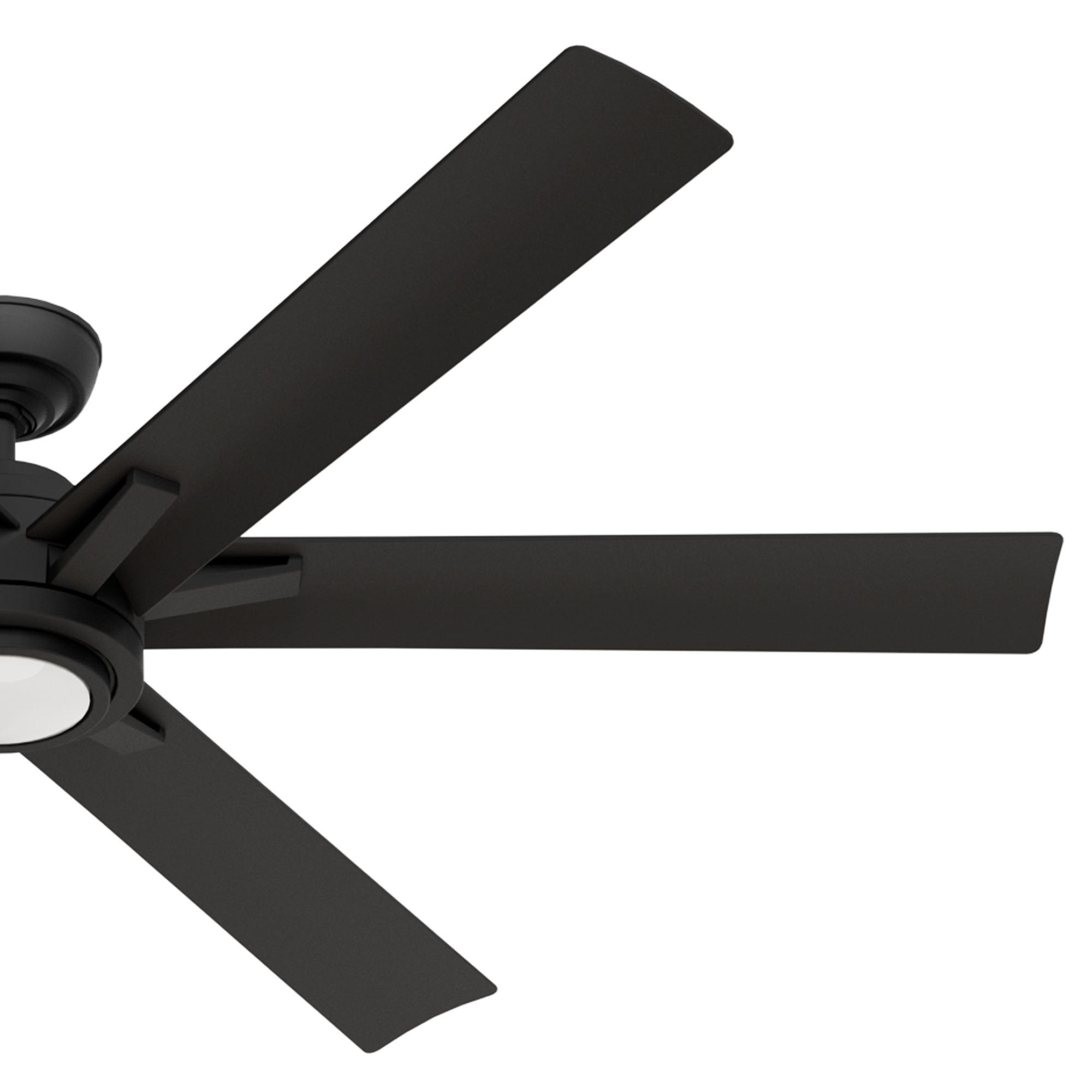65" Casablanca Melia Matte Black LED Ceiling Fan