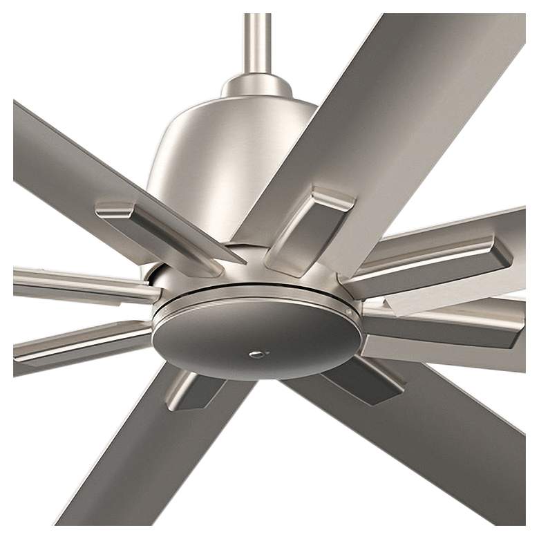 Image 3 65" Kichler Breda Brushed Nickel Outdoor Ceiling Fan with Remote more views