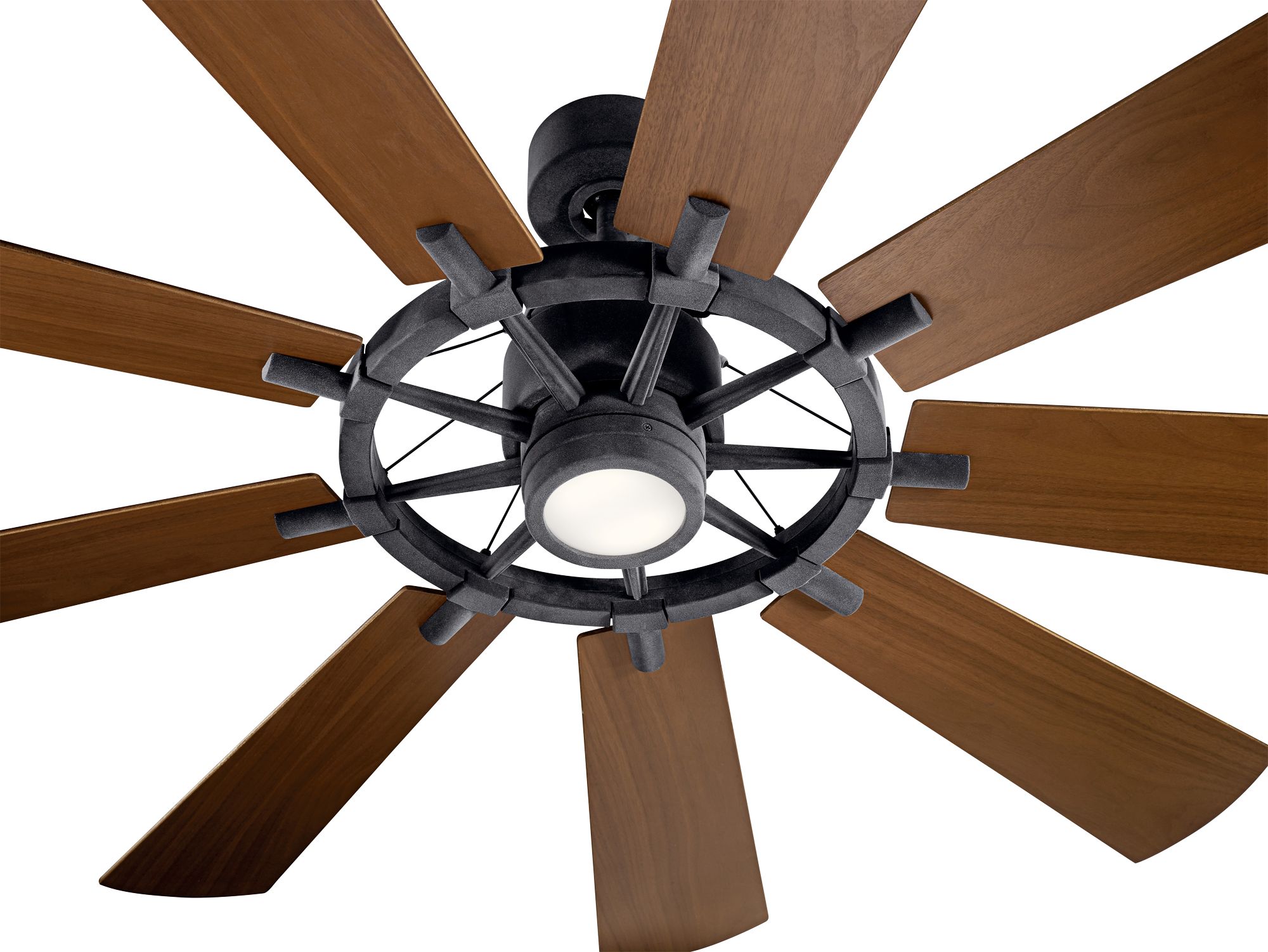 rustic wagon wheel ceiling fan