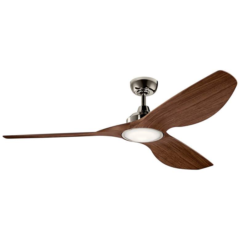 Image 2 65" Kichler Imari Polished Nickel LED Ceiling Fan