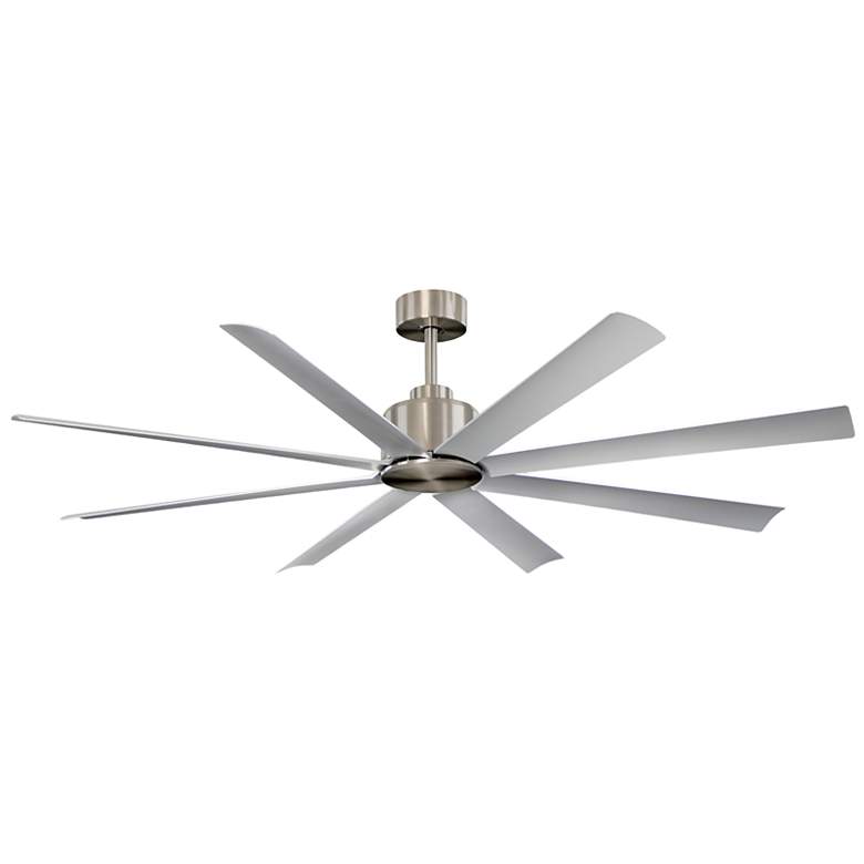 Image 1 65" Maxim Condor Satin Nickel 8-Blade Ceiling Fan
