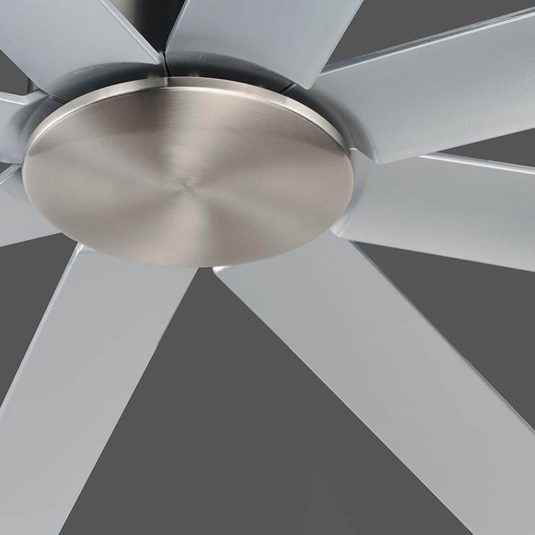 Image 3 65" Maxim Condor Satin Nickel 8-Blade Ceiling Fan more views