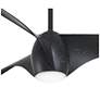 65" Minka Aire Airewave Black Maple Indoor LED Ceiling Fan with Remote