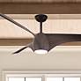 1_65" Minka Aire Airewave Dark Maple Indoor LED Ceiling Fan with Remote