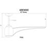 6_65" Minka Aire Airewave Sterling Maple Indoor Remote LED Ceiling Fan more views