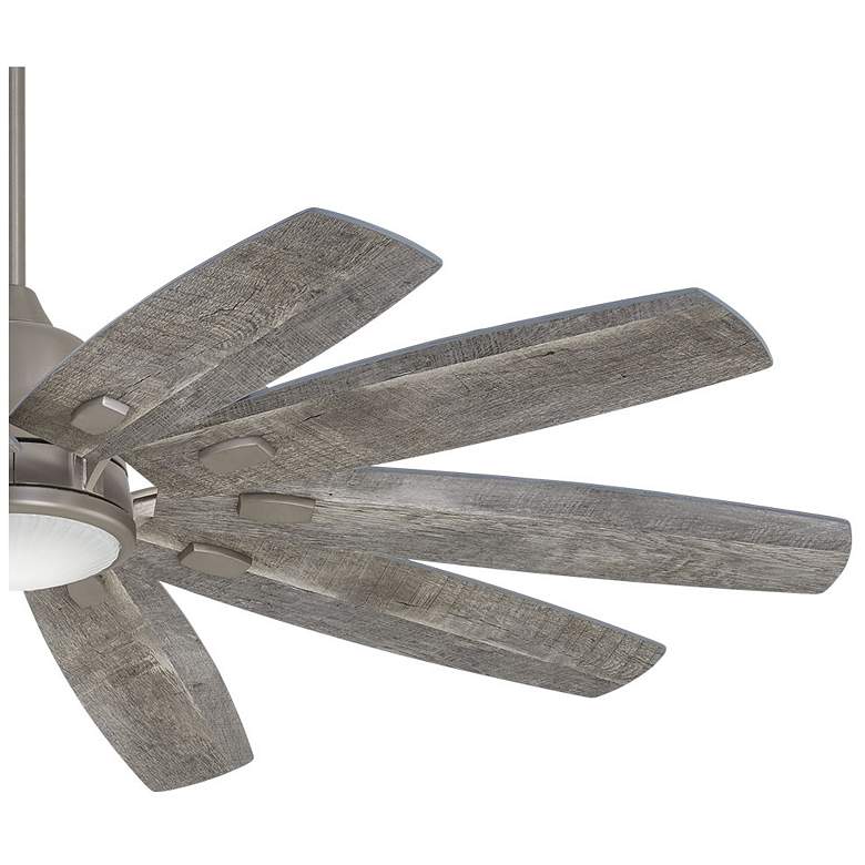 Image 5 65" Minka Aire Barn LED Indoor Rated Nickel Large Smart Ceiling Fan more views