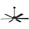 65" Minka Aire Cairo Coal Black LED Smart Ceiling Fan