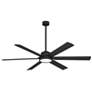 3_65" Minka Aire Cairo Coal Black LED Smart Ceiling Fan more views