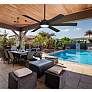 4_65" Minka Aire Cairo Coal Black LED Smart Ceiling Fan more views