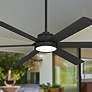 5_65" Minka Aire Cairo Coal Black LED Smart Ceiling Fan more views