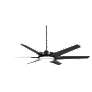 65" Minka Aire Deco Coal Outdoor Rated CCT LED Ceiling Fan with Remote