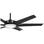 4_65" Minka Aire Deco Coal Outdoor Rated CCT LED Ceiling Fan with Remote more views
