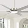 1_65" Minka Aire Deco Wet LED Brushed Nickel Ceiling Fan with Remote