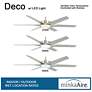 6_65" Minka Aire Deco Wet LED Brushed Nickel Ceiling Fan with Remote more views