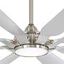 65" Minka Aire Future Brushed Nickel LED Outdoor Fan with Remote